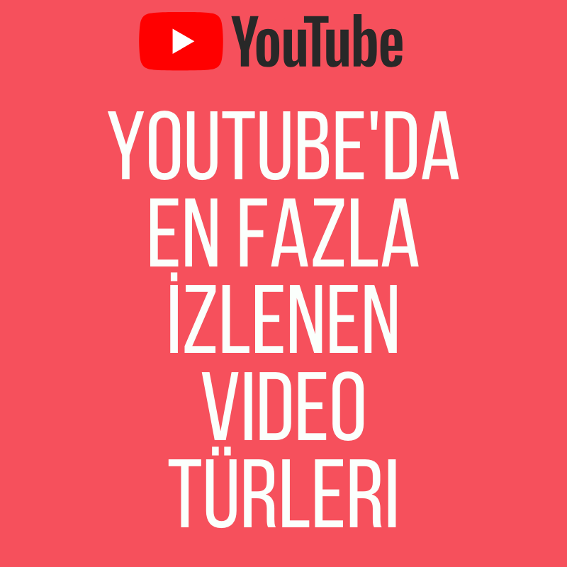 YouTube'da En Fazla İzlenen Video Türleri