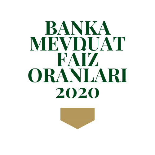 Banka Mevduat Faiz Oranları 2020